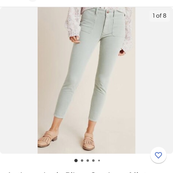 Anthropologie Pilcro and the letterpress high skinny corduroy pants - Picture 2 of 6